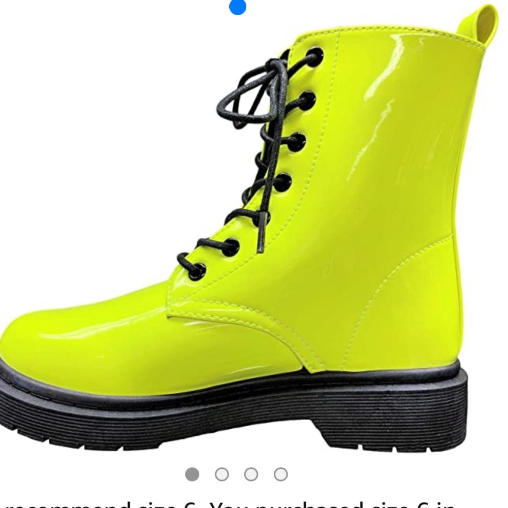 Ankle High Lace Up Rubber Sole Block Heel Booties